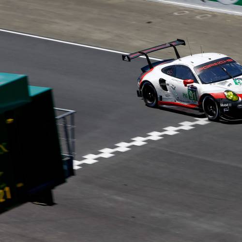 El nuevo 911 RSR a un paso del podio en su debut en Le Mans