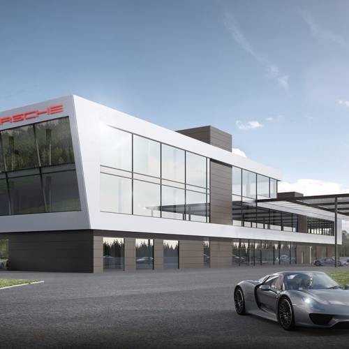Nuevo Porsche Experience Center en el circuito de Hockenheim