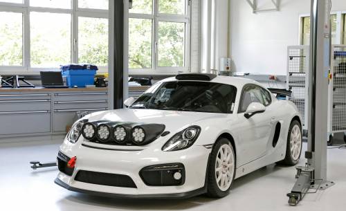 Porsche pondrá a prueba un prototipo experimental de Cayman GT4 Clubsport en el rally alemán del Campeonato del Mundo