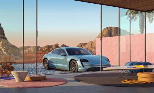 Estreno de los Taycan 4S, Macan Turbo y 99X Electric en California