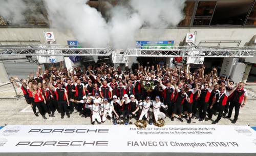 Cuádruple triunfo en el Campeonato del Mundo: Porsche gana todos los títulos de GT 