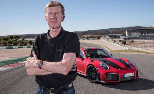 Walter Röhrl celebra sus bodas de plata Walter Röhrl junto al 911 GT2 RS