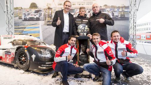 El trofeo Le Mans llega al Museo Porsche